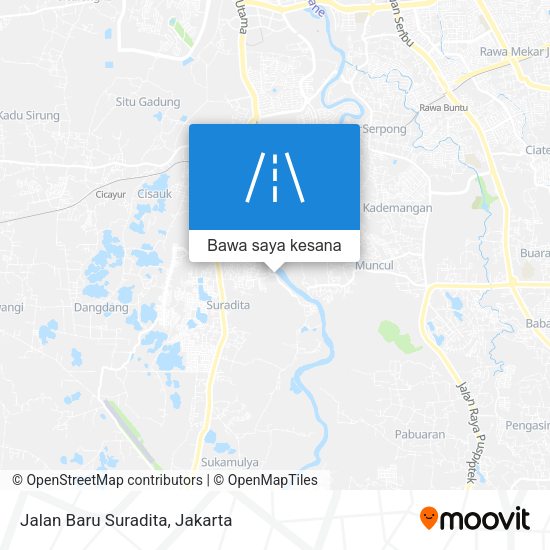 Peta Jalan Baru Suradita