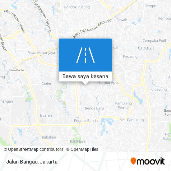 Peta Jalan Bangau