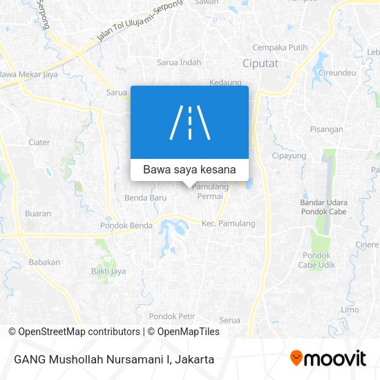 Peta GANG Mushollah Nursamani I