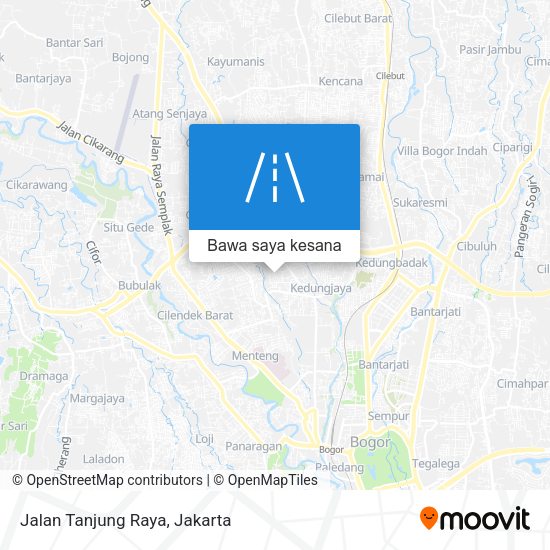 Peta Jalan Tanjung Raya