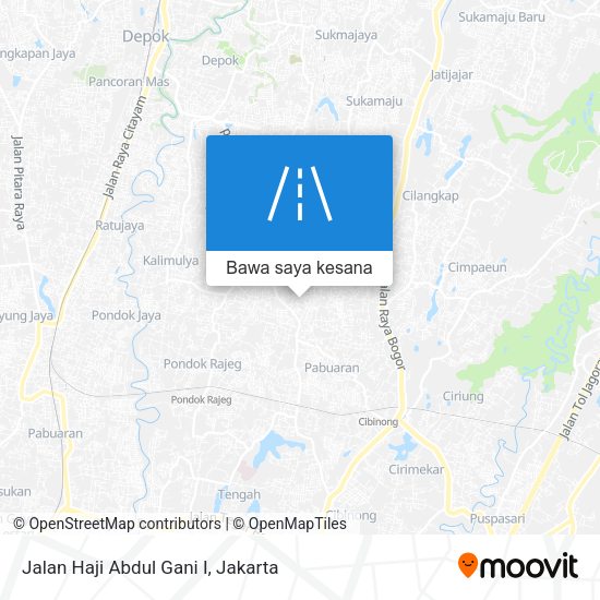 Peta Jalan Haji Abdul Gani I