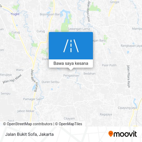 Peta Jalan Bukit Sofa