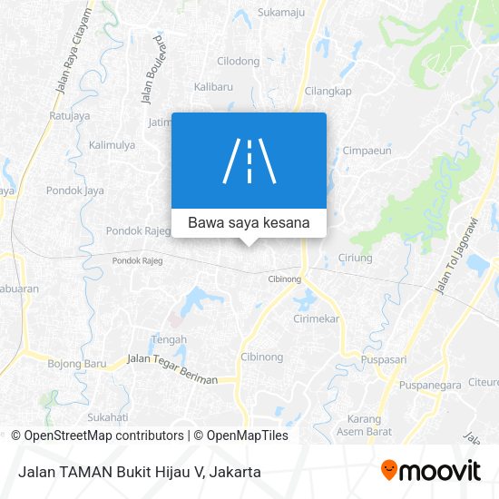 Peta Jalan TAMAN Bukit Hijau V