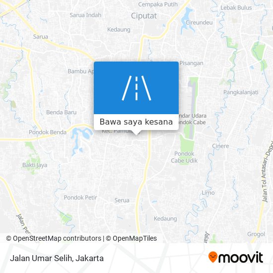 Peta Jalan Umar Selih