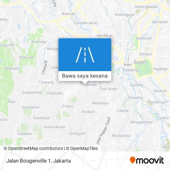 Peta Jalan Bougenville 1