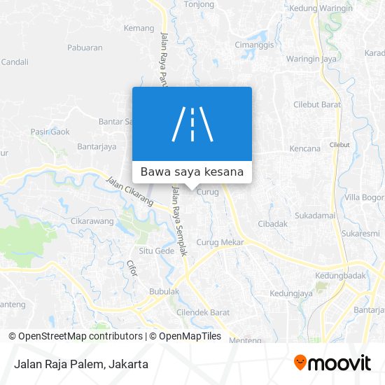 Peta Jalan Raja Palem