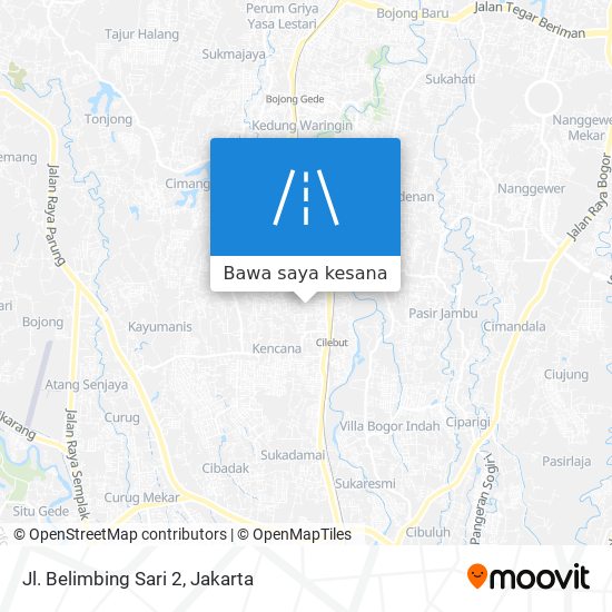 Peta Jl. Belimbing Sari 2