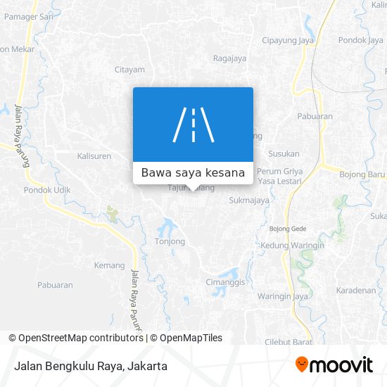 Peta Jalan Bengkulu Raya