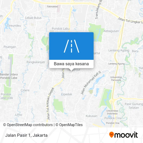 Peta Jalan Pasir 1