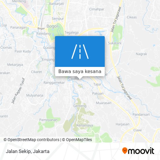 Peta Jalan Sekip