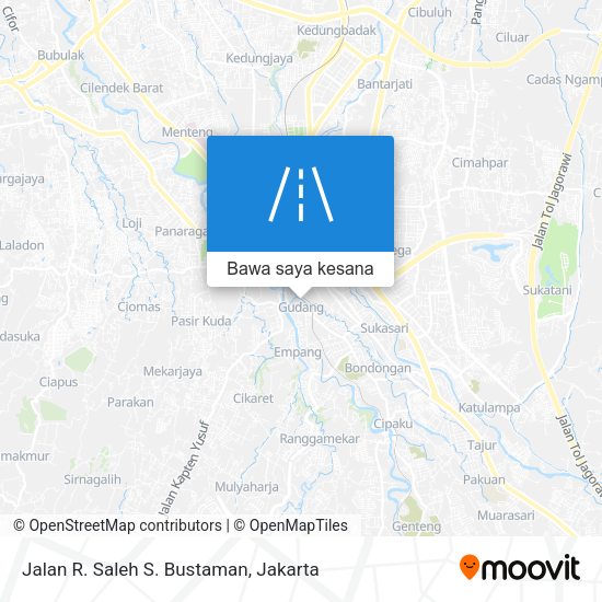 Peta Jalan R. Saleh S. Bustaman
