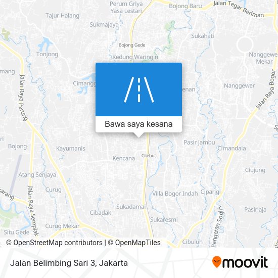 Peta Jalan Belimbing Sari 3