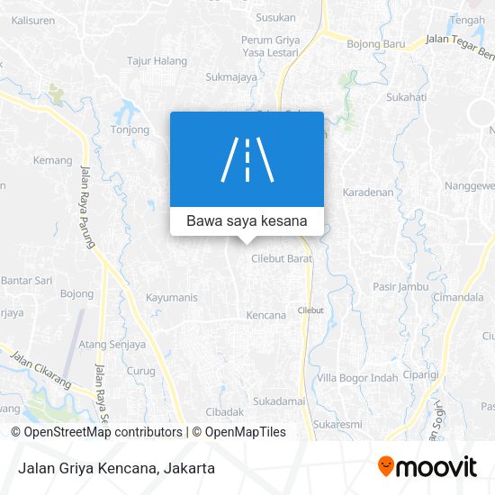 Peta Jalan Griya Kencana