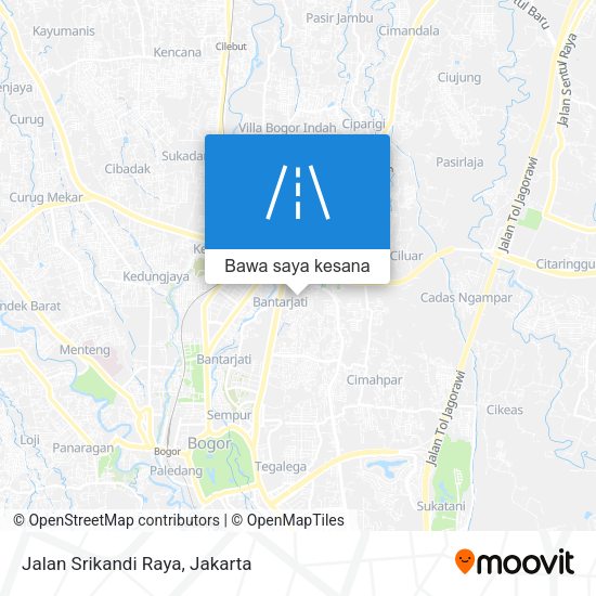 Peta Jalan Srikandi Raya
