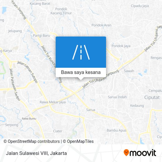 Peta Jalan Sulawesi VIII