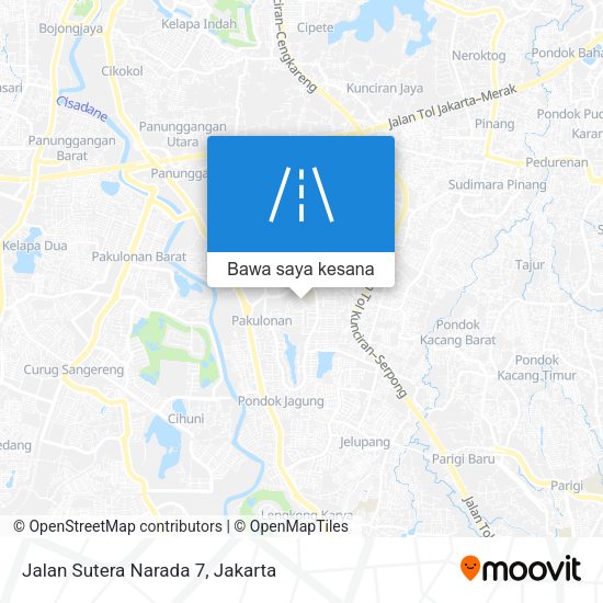 Peta Jalan Sutera Narada 7