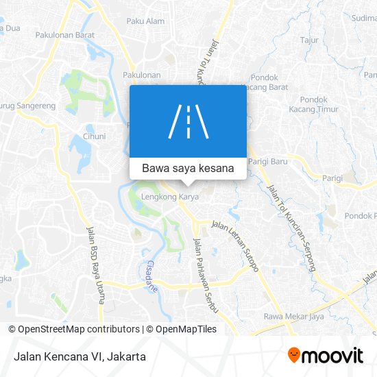 Peta Jalan Kencana VI