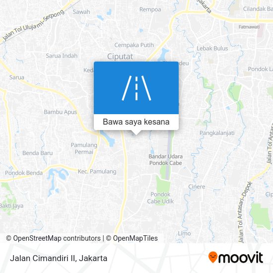 Peta Jalan Cimandiri II