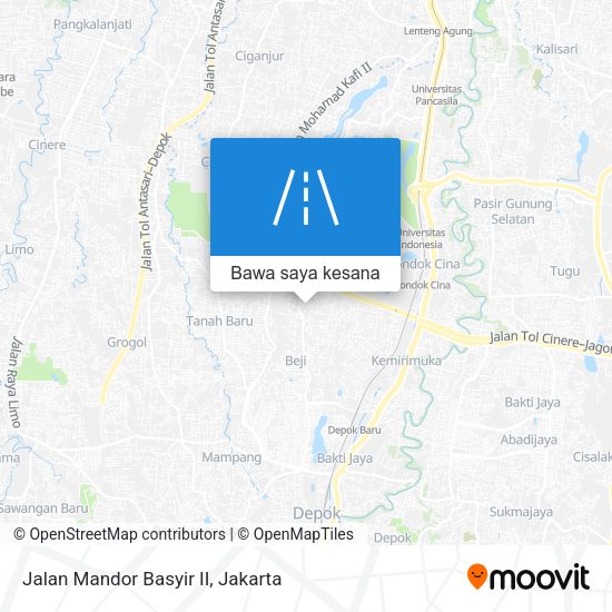 Peta Jalan Mandor Basyir II