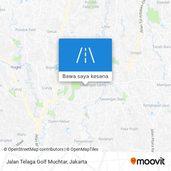 Peta Jalan Telaga Golf Muchtar