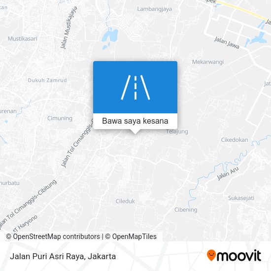 Peta Jalan Puri Asri Raya