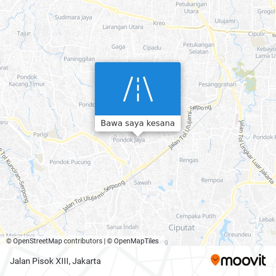 Peta Jalan Pisok XIII