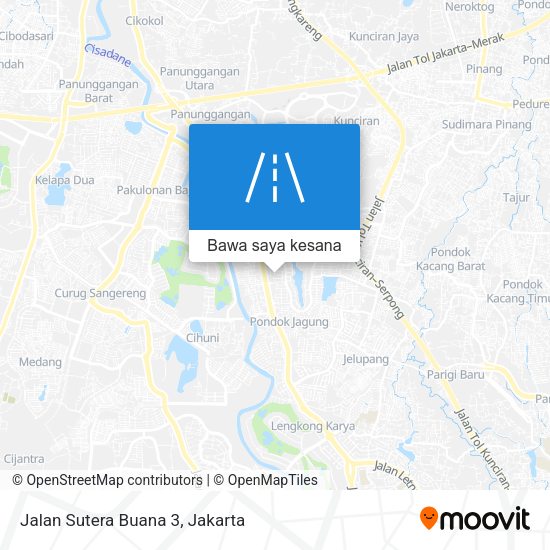 Peta Jalan Sutera Buana 3