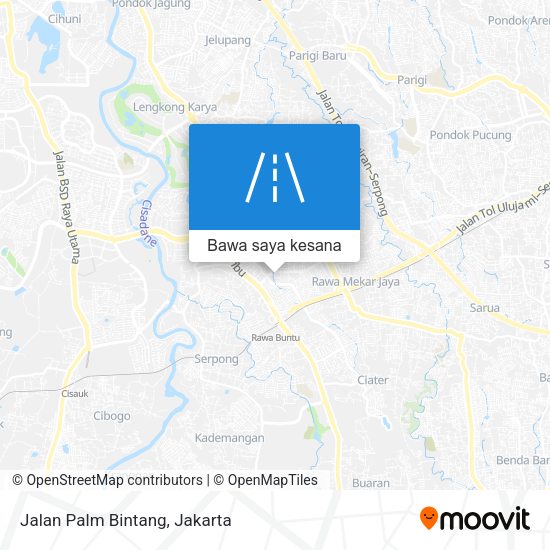 Peta Jalan Palm Bintang