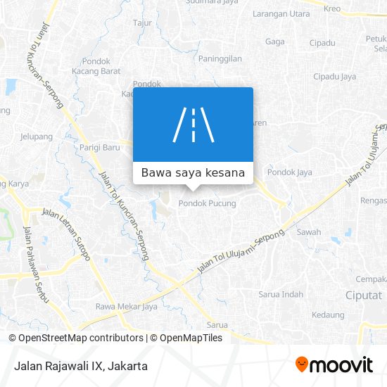 Peta Jalan Rajawali IX
