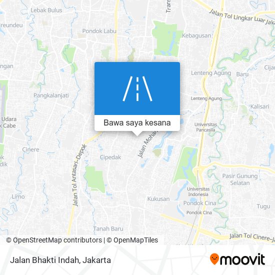 Peta Jalan Bhakti Indah