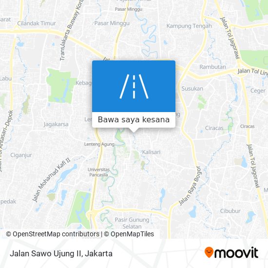 Peta Jalan Sawo Ujung II