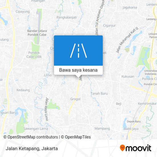 Peta Jalan Ketapang