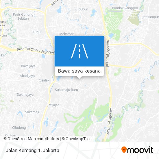 Peta Jalan Kemang 1