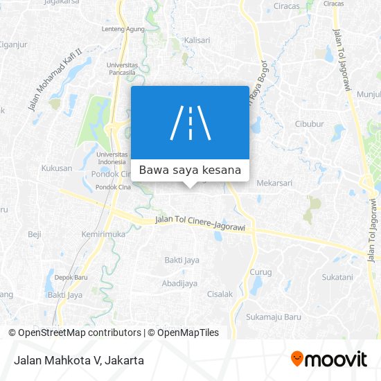 Peta Jalan Mahkota V