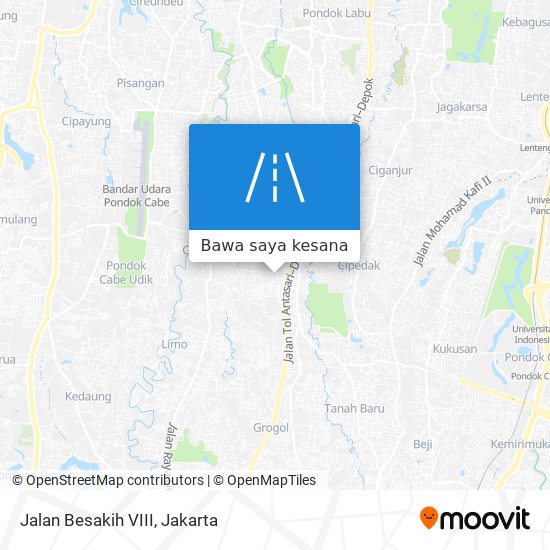 Peta Jalan Besakih VIII