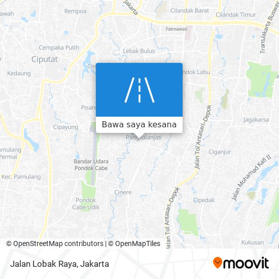 Peta Jalan Lobak Raya