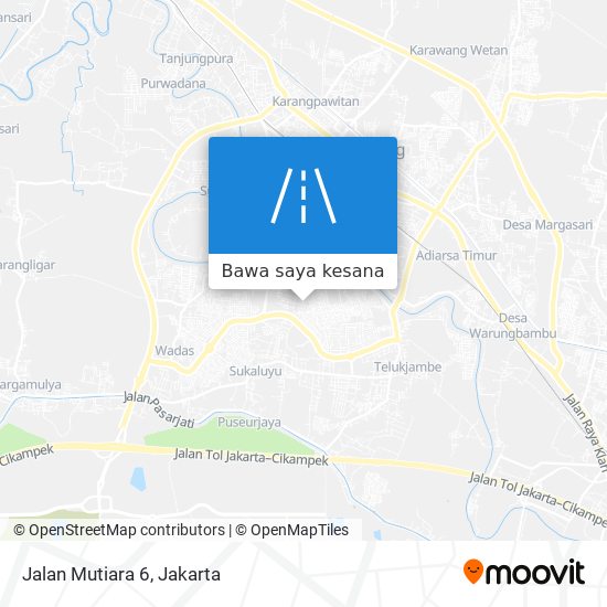 Peta Jalan Mutiara 6