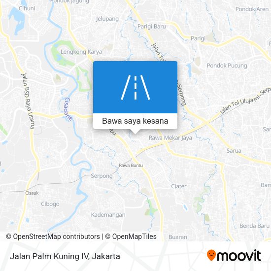 Peta Jalan Palm Kuning IV