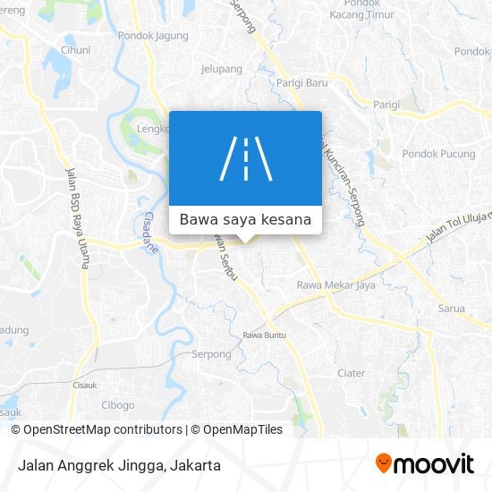 Peta Jalan Anggrek Jingga