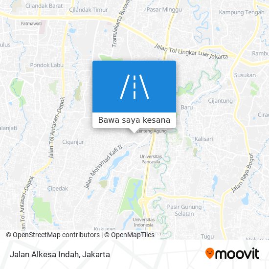 Peta Jalan Alkesa Indah