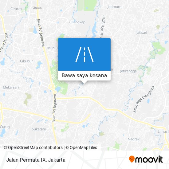 Peta Jalan Permata IX