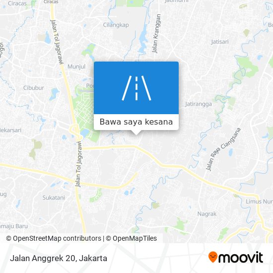 Peta Jalan Anggrek 20