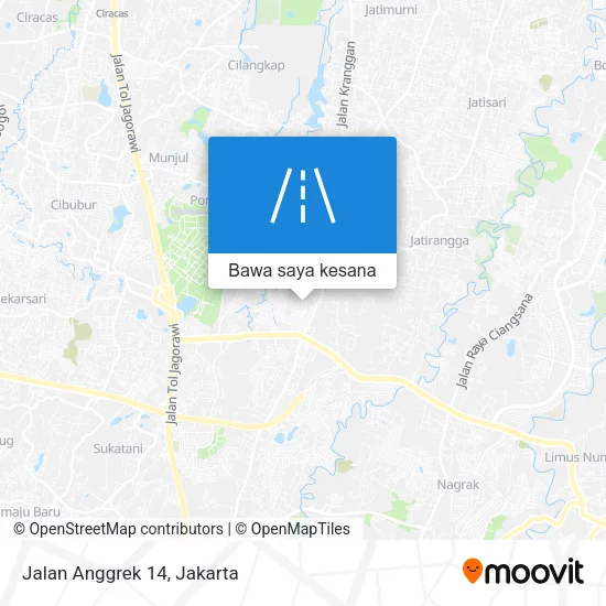 Peta Jalan Anggrek 14
