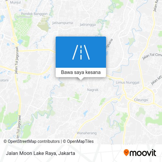 Peta Jalan Moon Lake Raya
