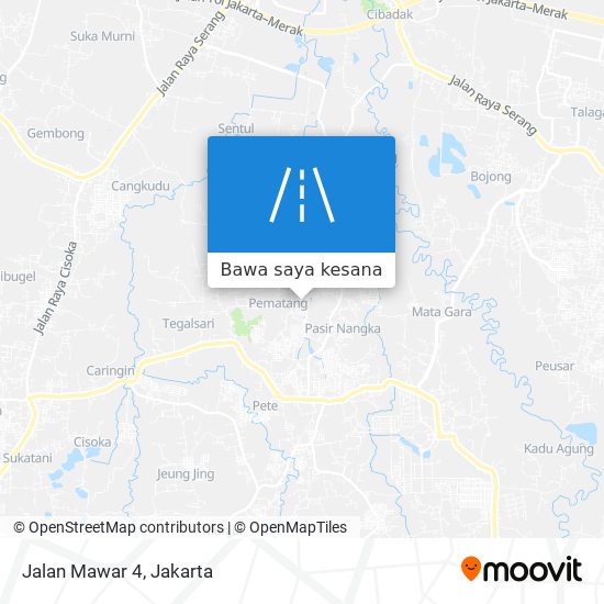 Peta Jalan Mawar 4