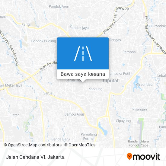 Peta Jalan Cendana VI