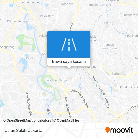 Peta Jalan Selak