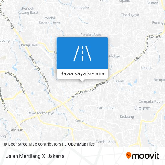 Peta Jalan Mertilang X