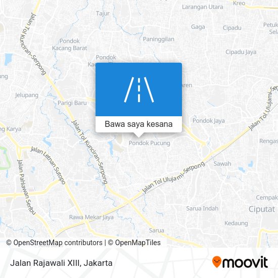 Peta Jalan Rajawali XIII