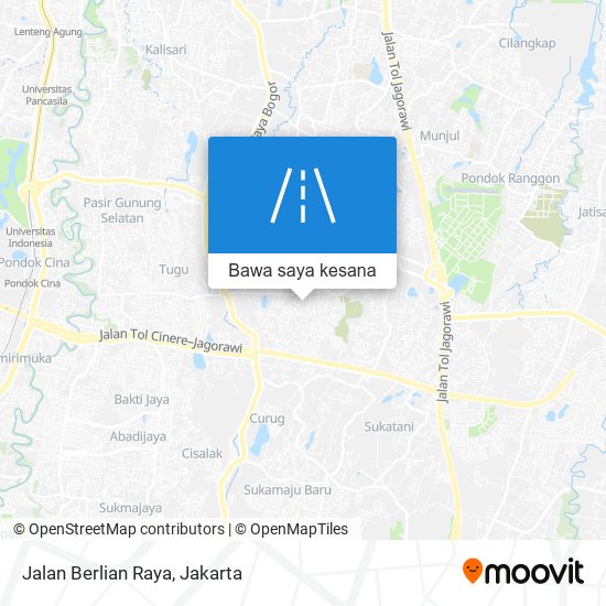 Peta Jalan Berlian Raya